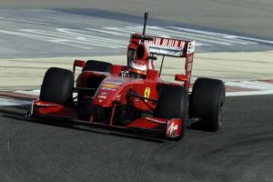 Kimi Raikkonen in Ferrari F60 at Bahrain